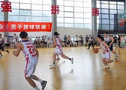 篮球赛场上搏斗激烈，篮球联赛势如破竹